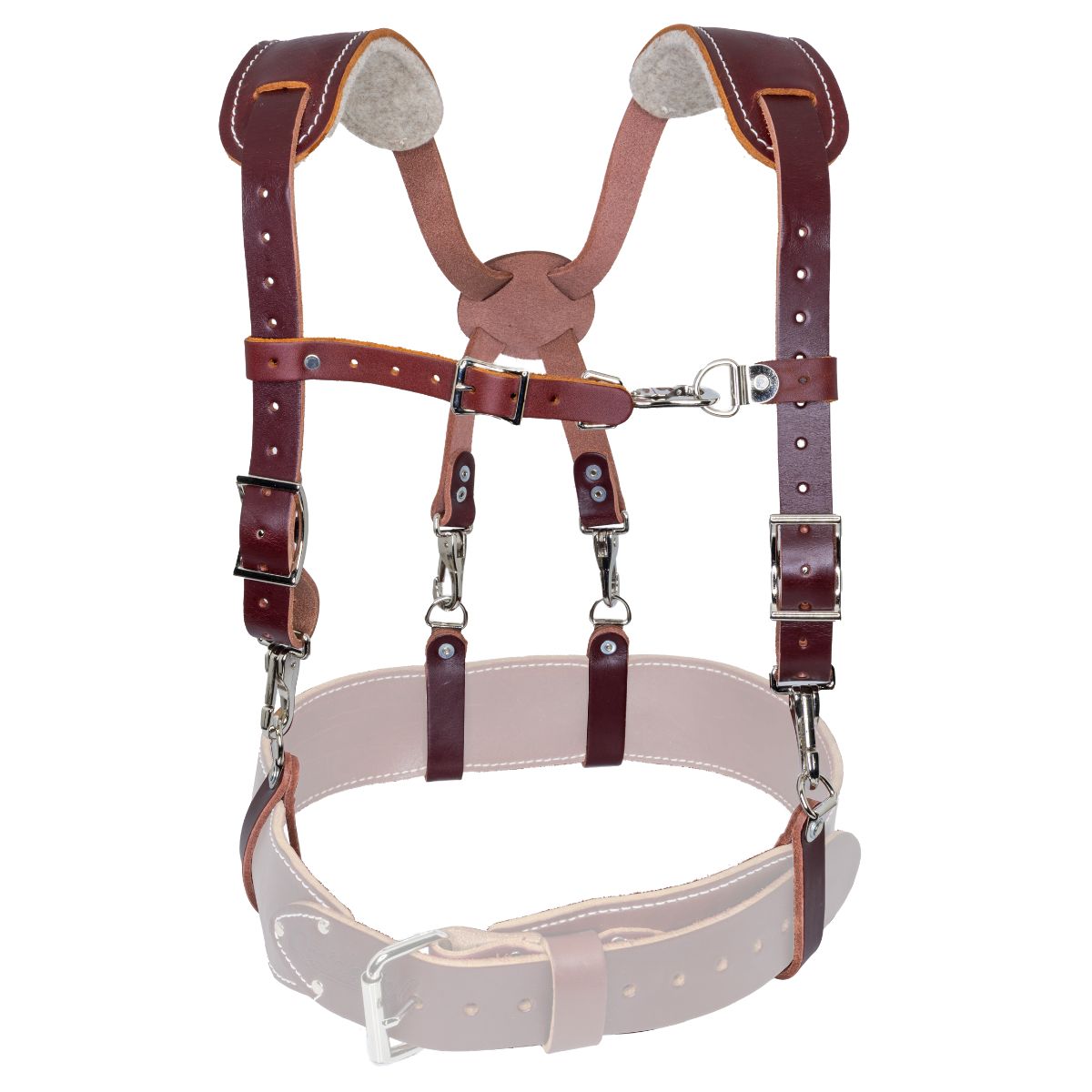 Leather Work Suspenders