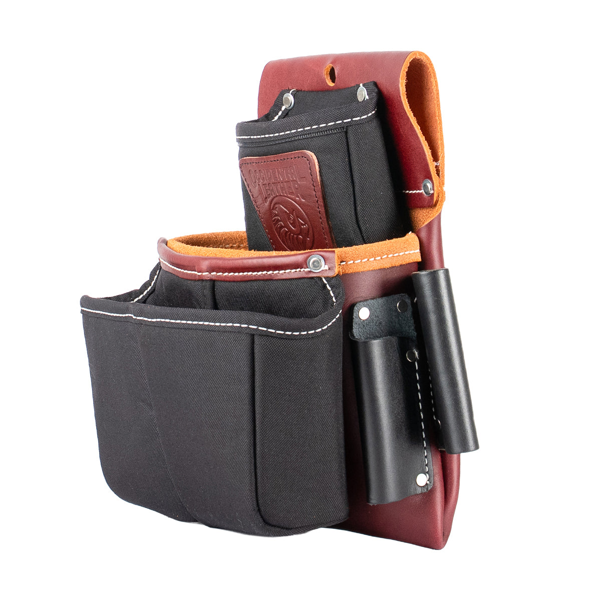 Belt Worn Fastener Bag with Divided Nylon Double Bag