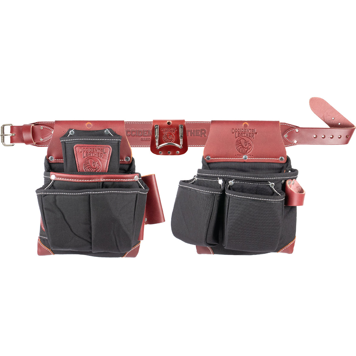 Occidental Leather UB5080DB Ultra Black Pro Framer Tool Bag Set - Choose Size, Premium Top-Grain Leather