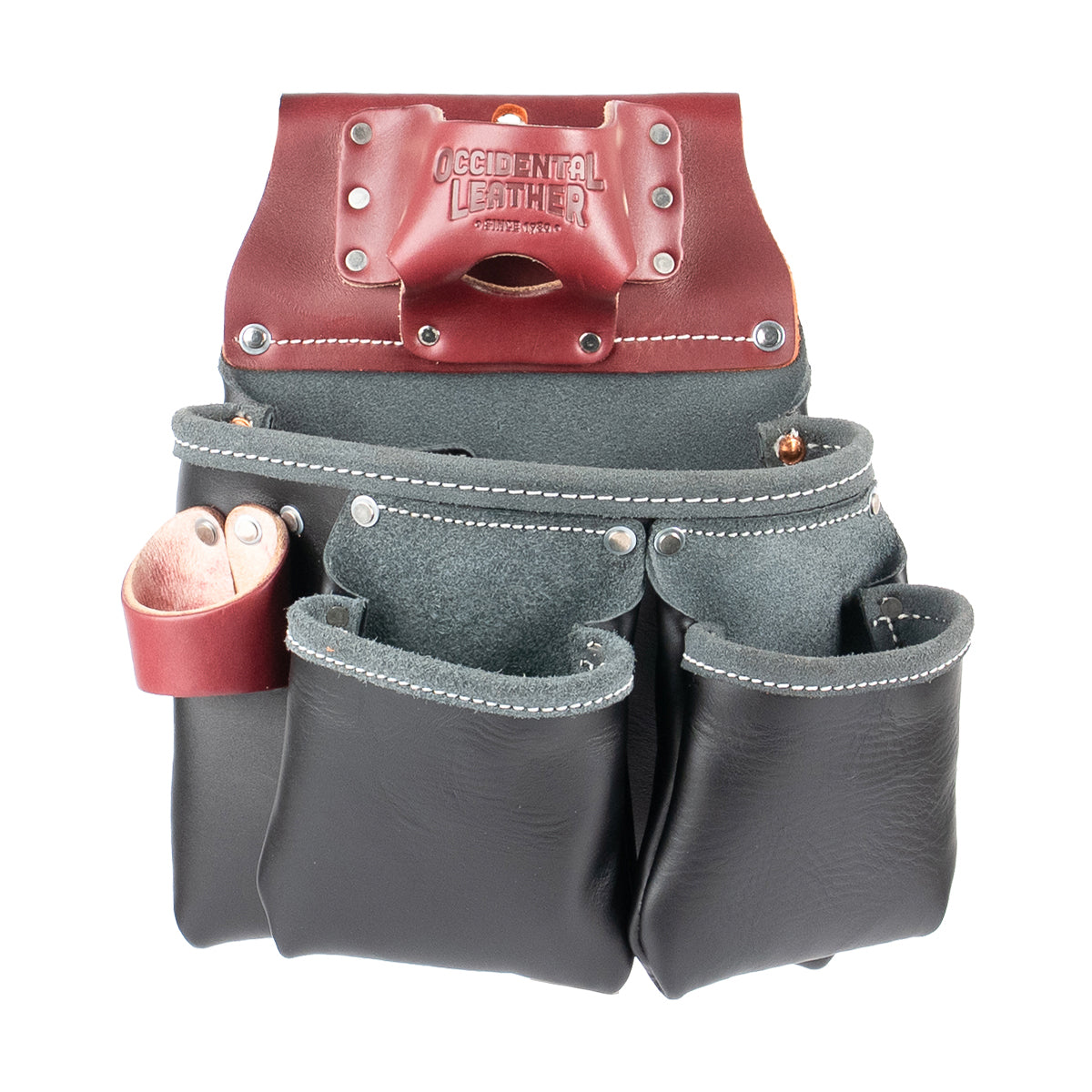 3 Pouch Pro Tool Bag - in Black - Left Handed