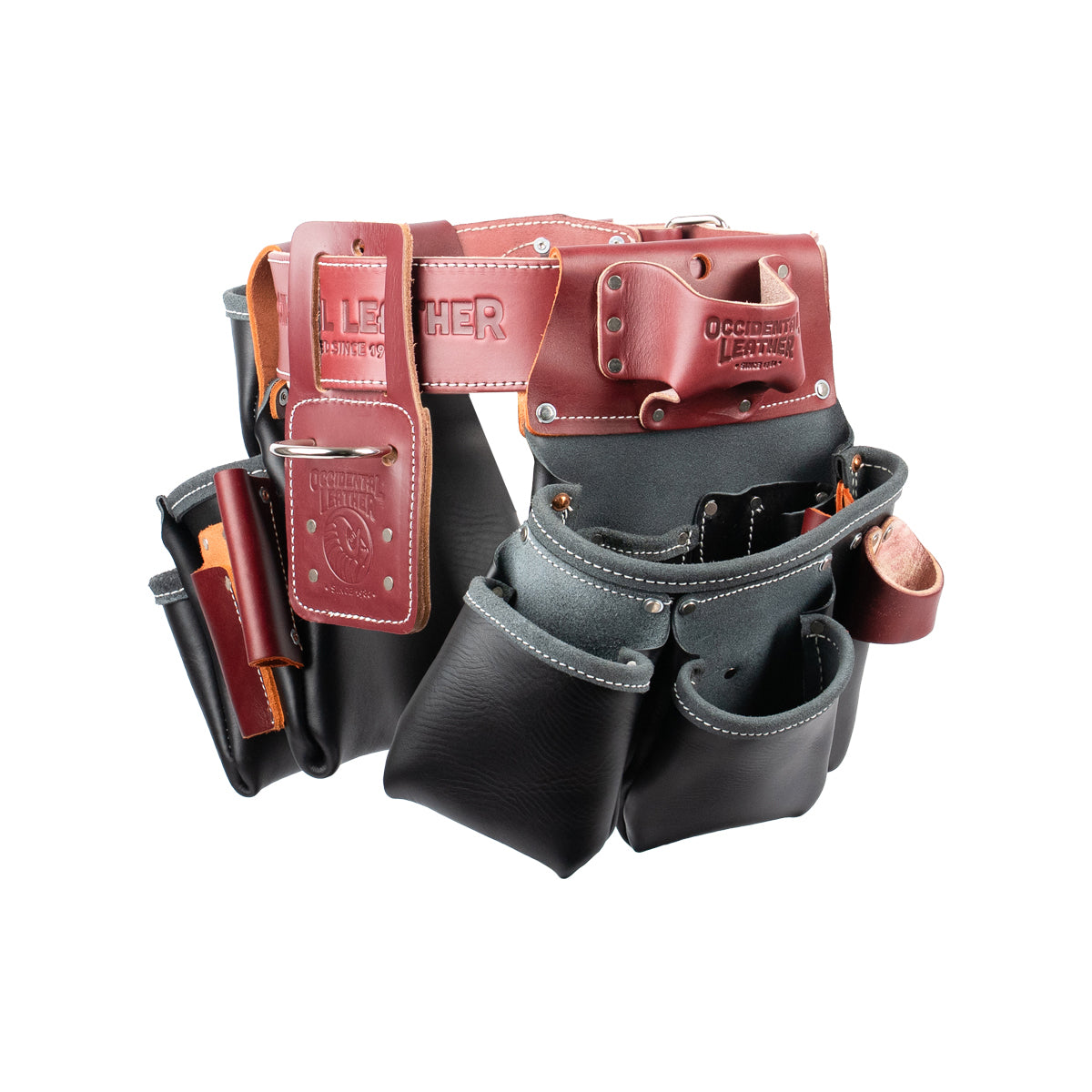 Pro Framer™ Tool Belt Set with Double Outer Bag - Black