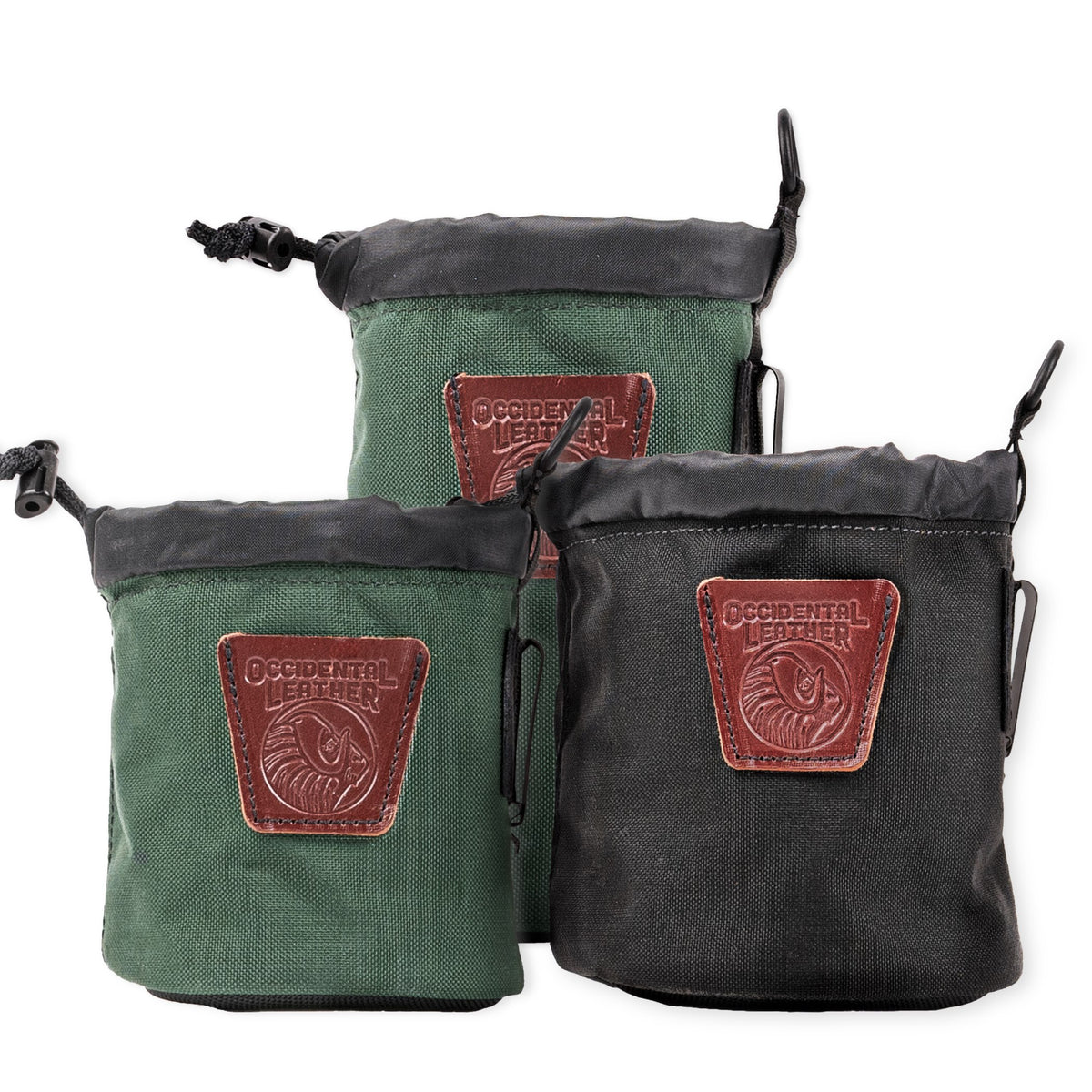 Oxy Pro Pouch group, 3 sizes, two colors by Occidental Leather