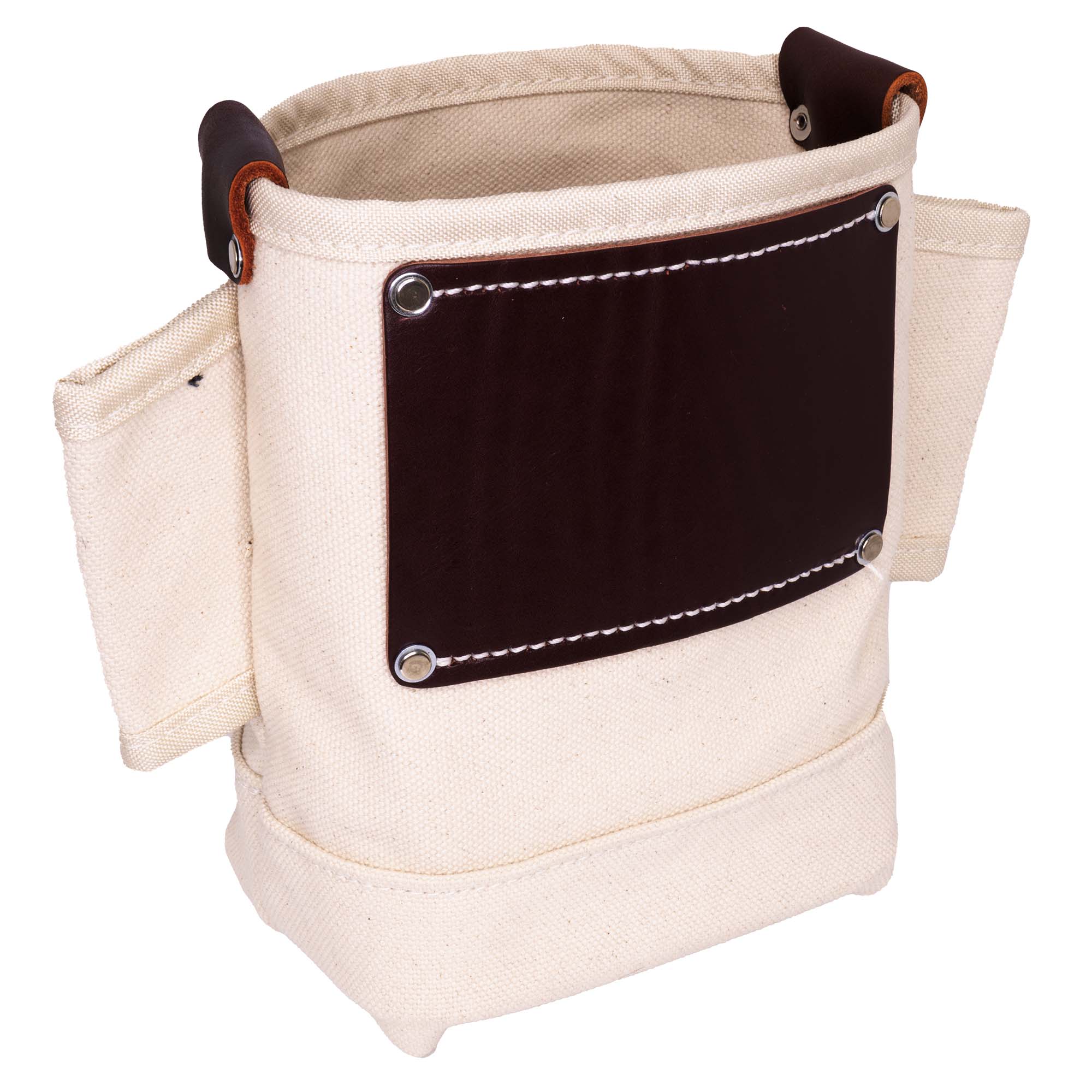 Canvas Bolt Bag | Dual Bullpin Loops + Leather Bottom | Made in