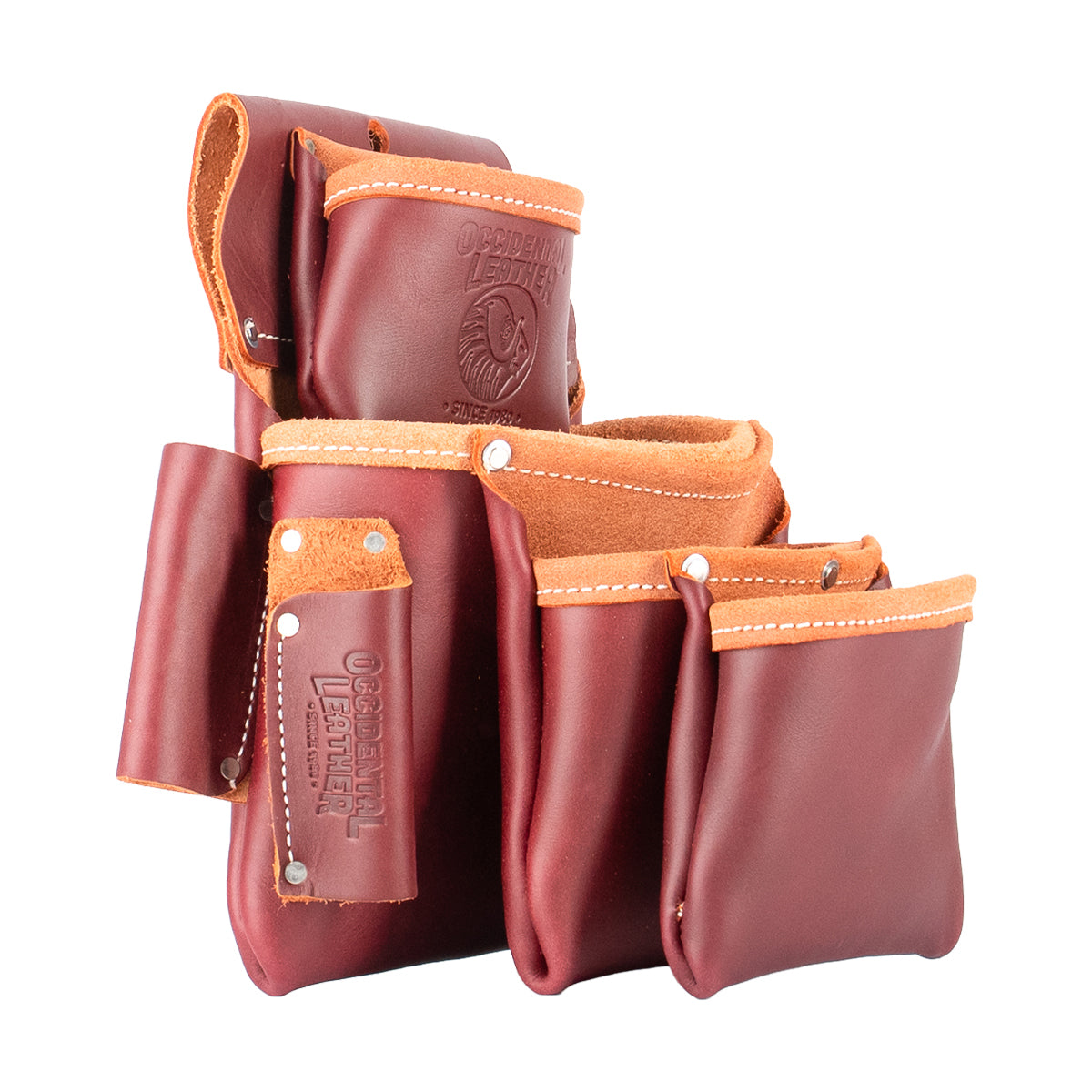 4 Pouch Pro Fastener Bag | Leather Tool Pouch | USA Made