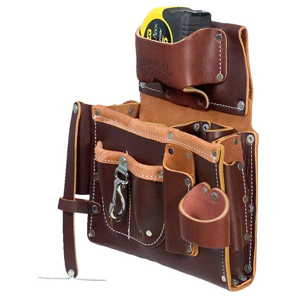 Engineer's Leather Case | 17-Pocket Tool Pouch | USA Made