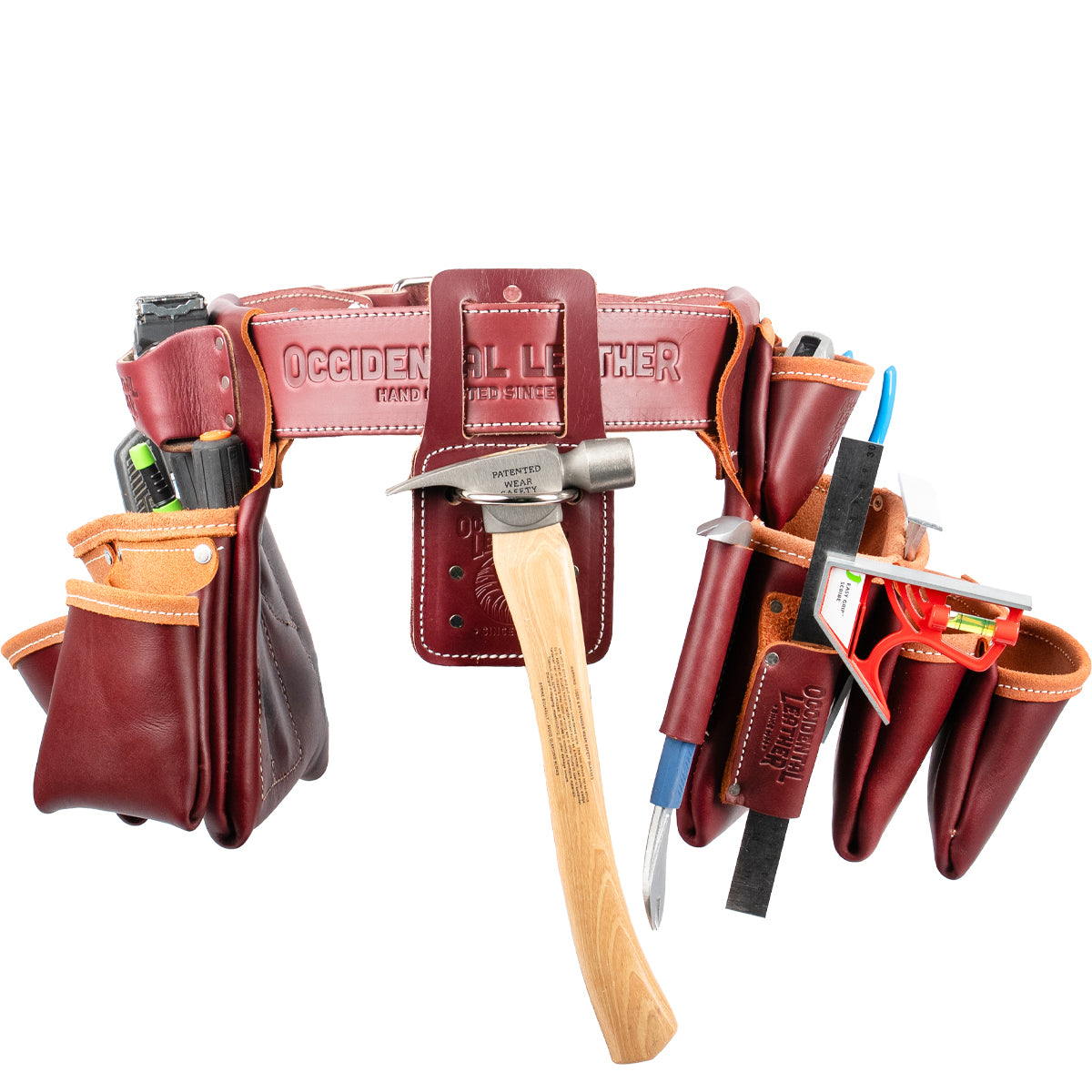 Seven Bag Framer Tool Belt Set | Leather | USA Made – Occidental