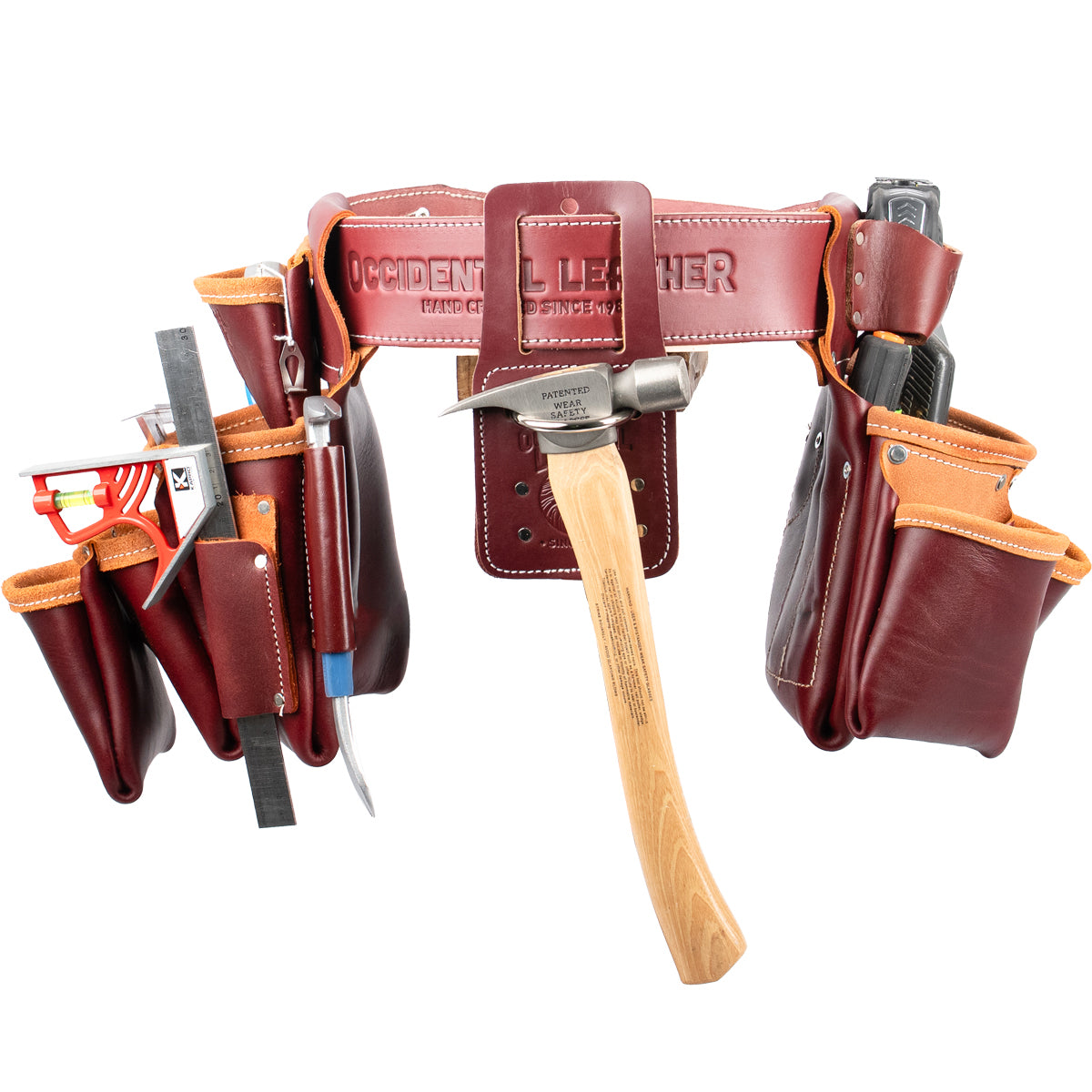 Seven Bag Framer Tool Belt Set | Leather | USA Made – Occidental
