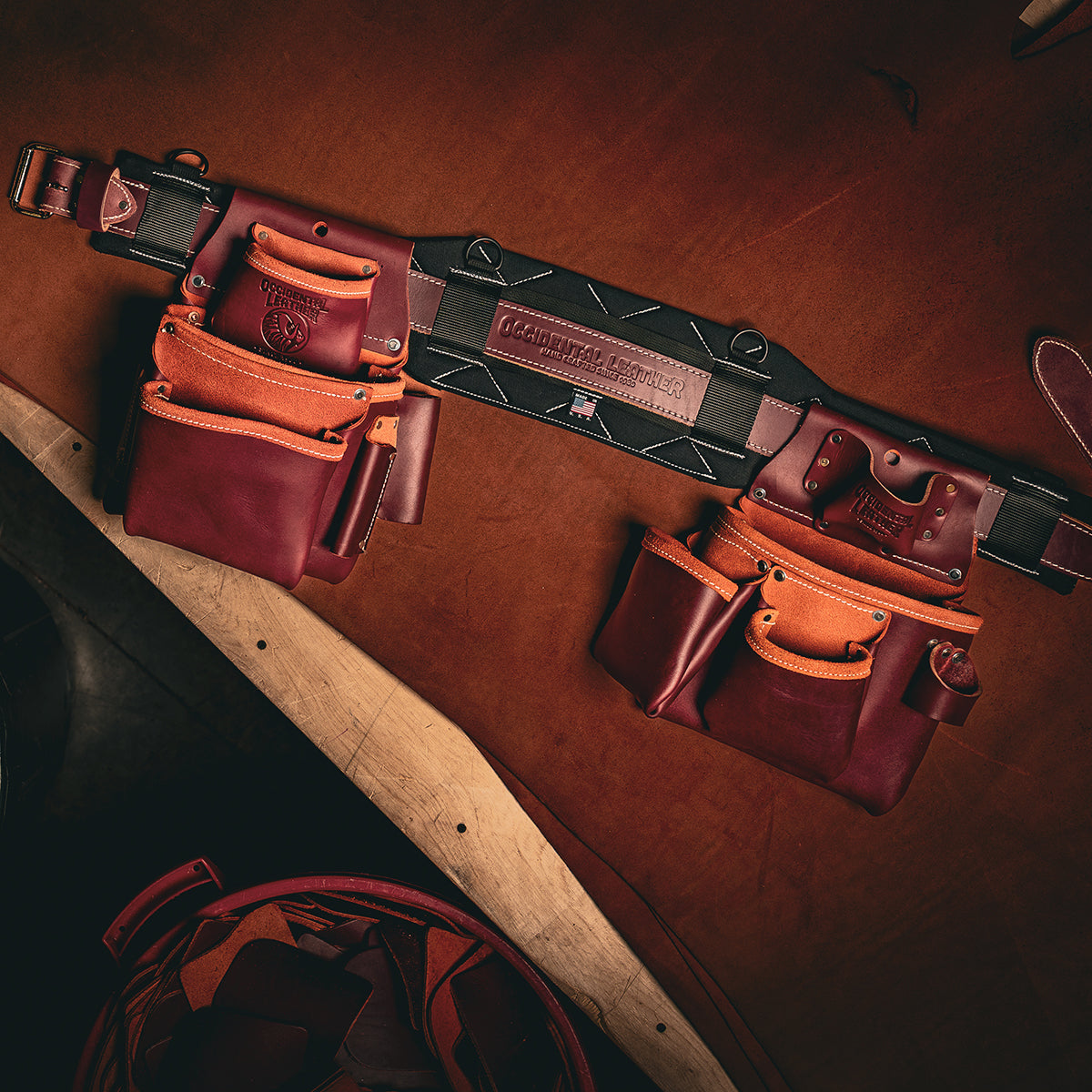 Occidental Leather 腰袋 赤茶色 Occidental Leather - Tool Carrying Systems