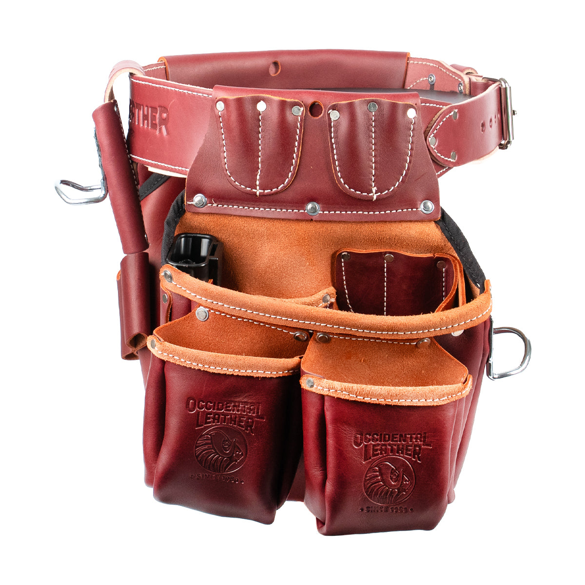 Stronghold Big Oxy Tool Belt | 28-Pocket Leather | USA Made