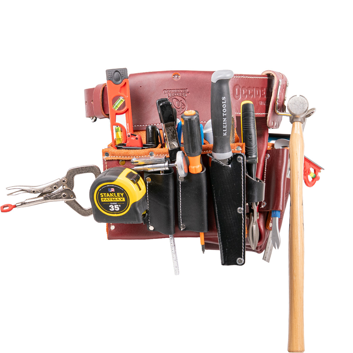 Commercial Drywall Tool Belt Setup | Leather Rig | USA Made