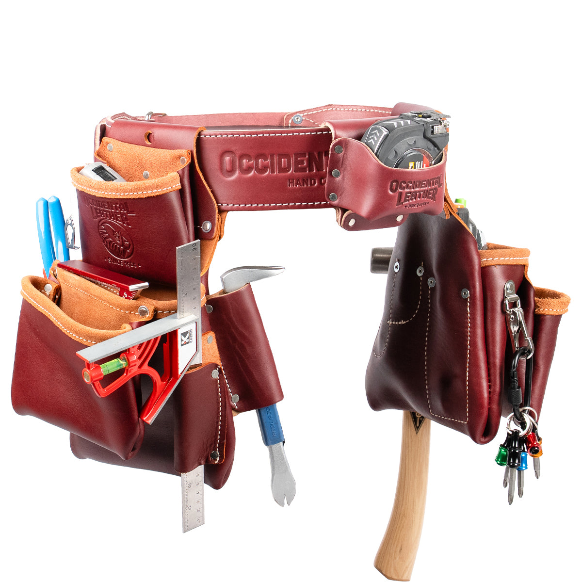 Pro Trimmer Tool Belt Setup with Tape Holster Compact Rig USA