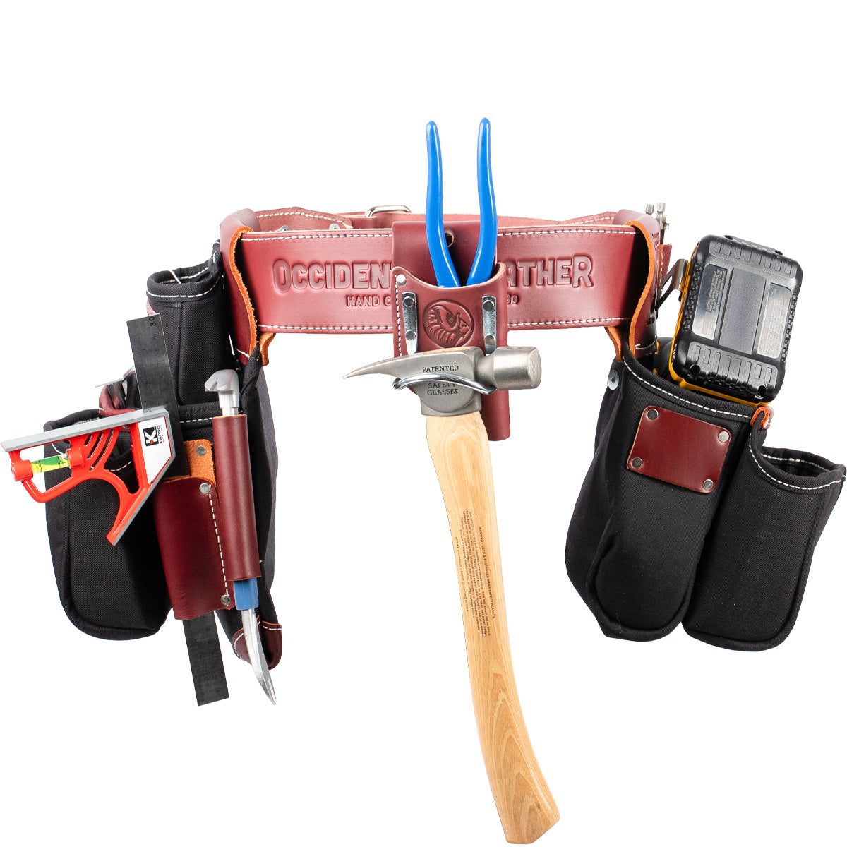 OxyLights™ Driver Tool Belt Set | Nylon + Leather | Made in USA