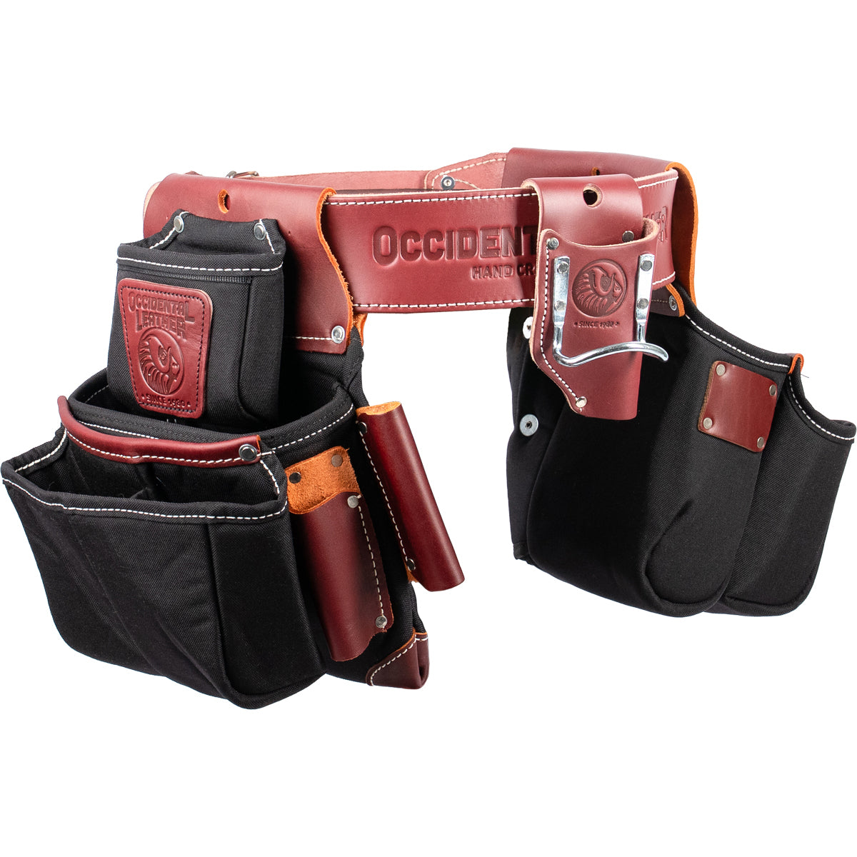 OxyLights™ Driver Tool Belt Set | Nylon + Leather | Made in USA