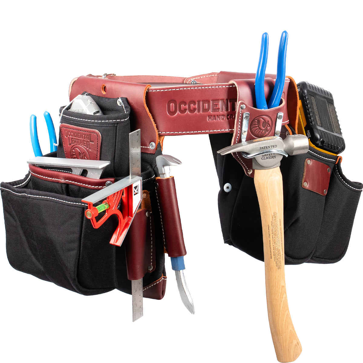 OxyLights™ Driver Tool Belt Set | Nylon + Leather | Made in USA