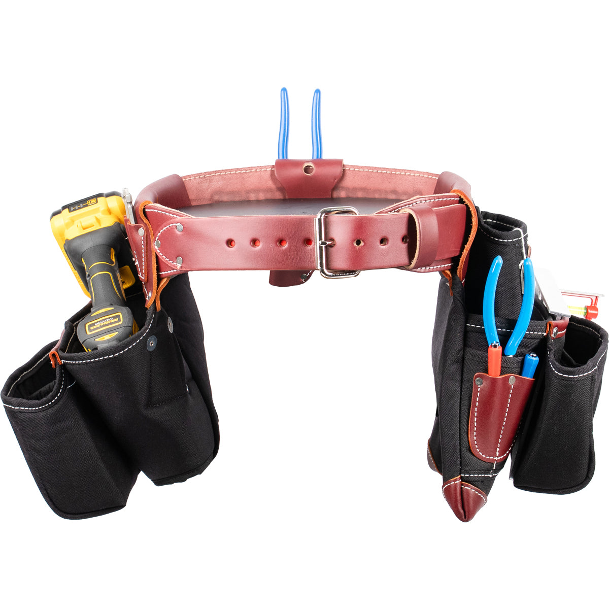 OxyLights™ Driver Tool Belt Set | Nylon + Leather | Made in USA