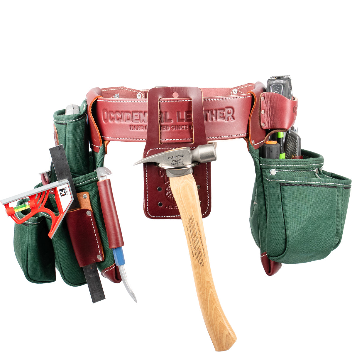 OxyLights™ 7 Bag Framer Tool Belt Setup