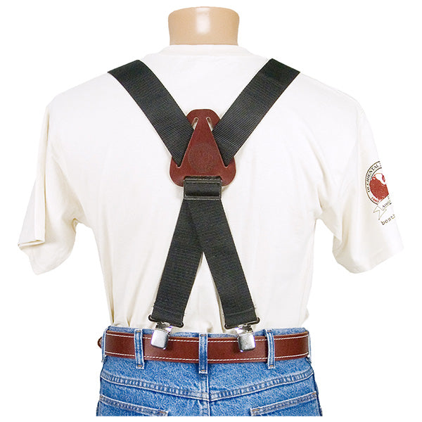 Oxy Nylon Suspenders - Black – Occidental Leather