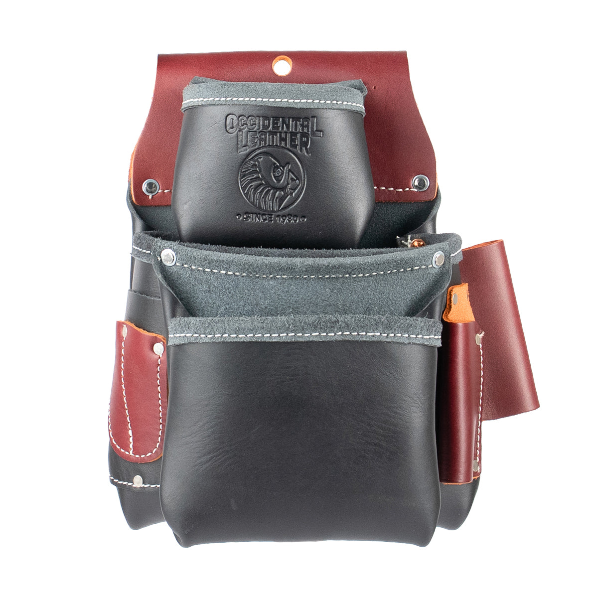3 Pouch Pro Fastener Bag - Black