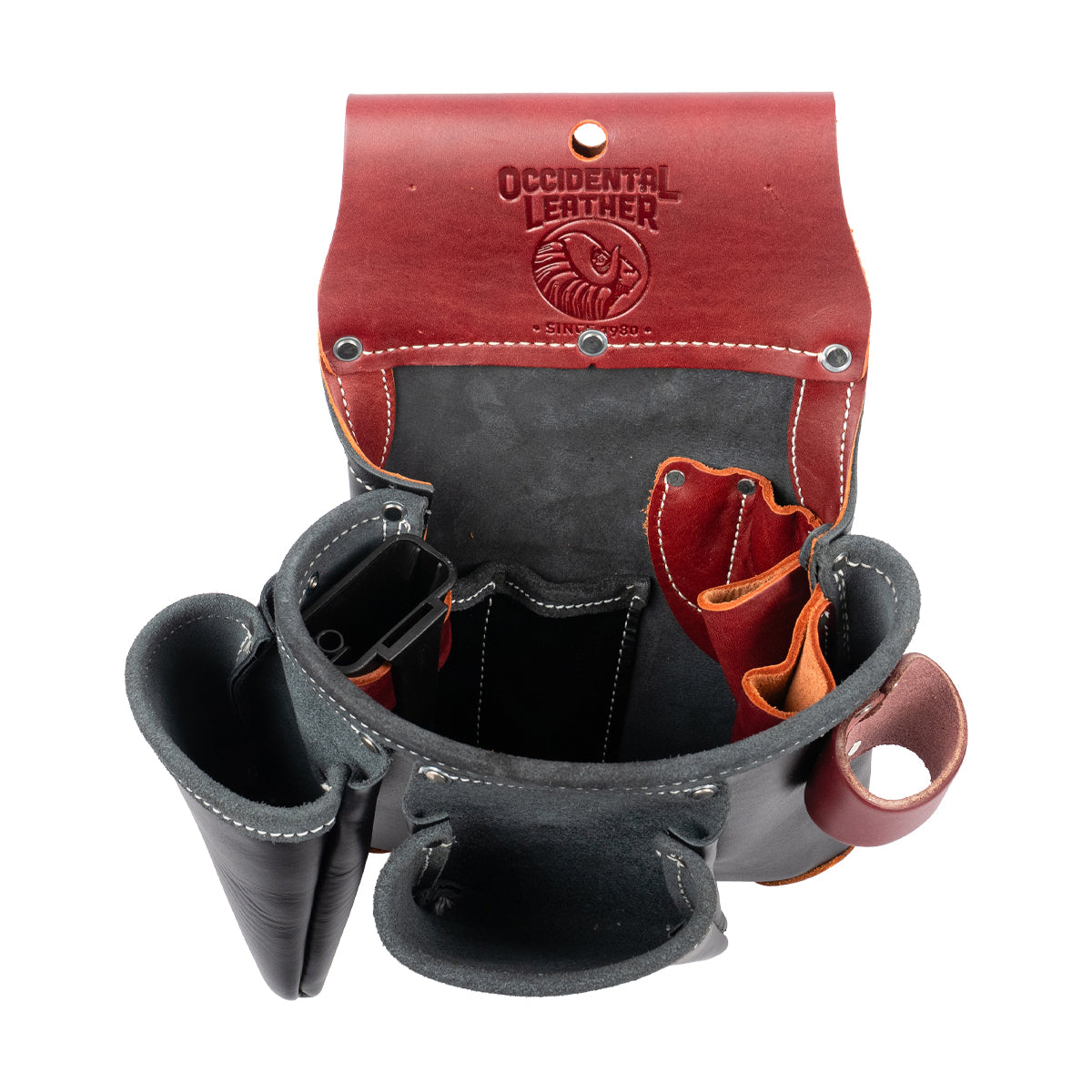 Green Building Leather Tool Bag | Double Outer | USA Made