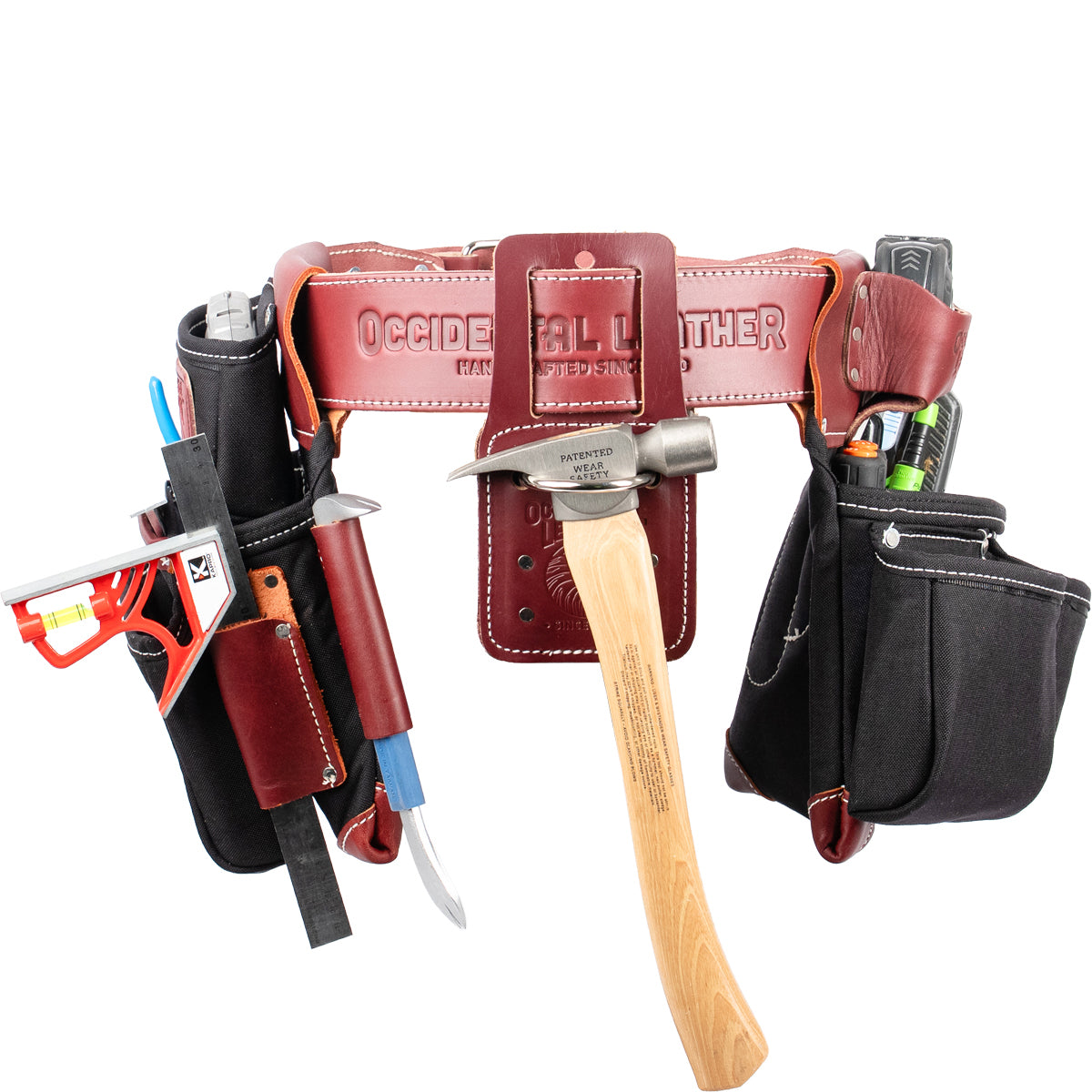 OxyLights™ Framer Tool Belt Set | Lightweight & Durable | Made in