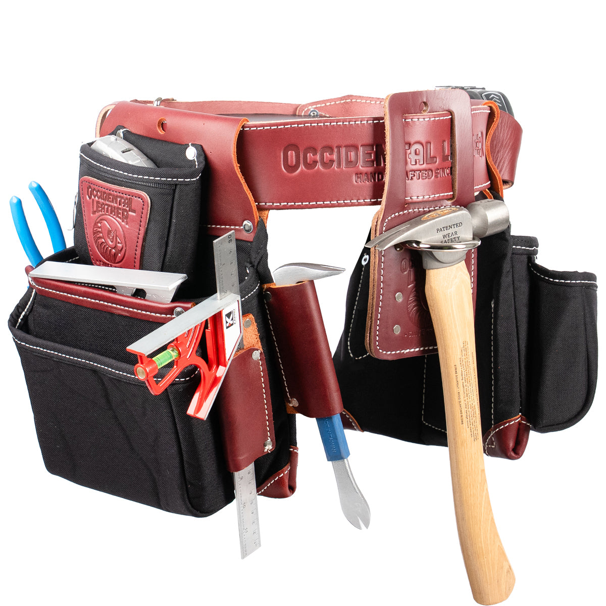 OxyLights™ Framer Tool Belt Package with Double Outer Bag - Black