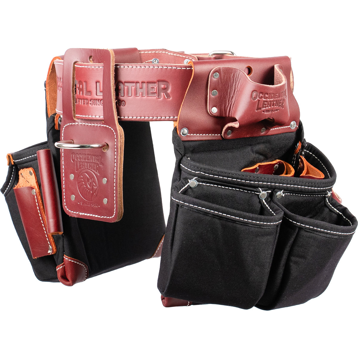 OxyLights™ Framer Tool Belt Package with Double Outer Bag - Black
