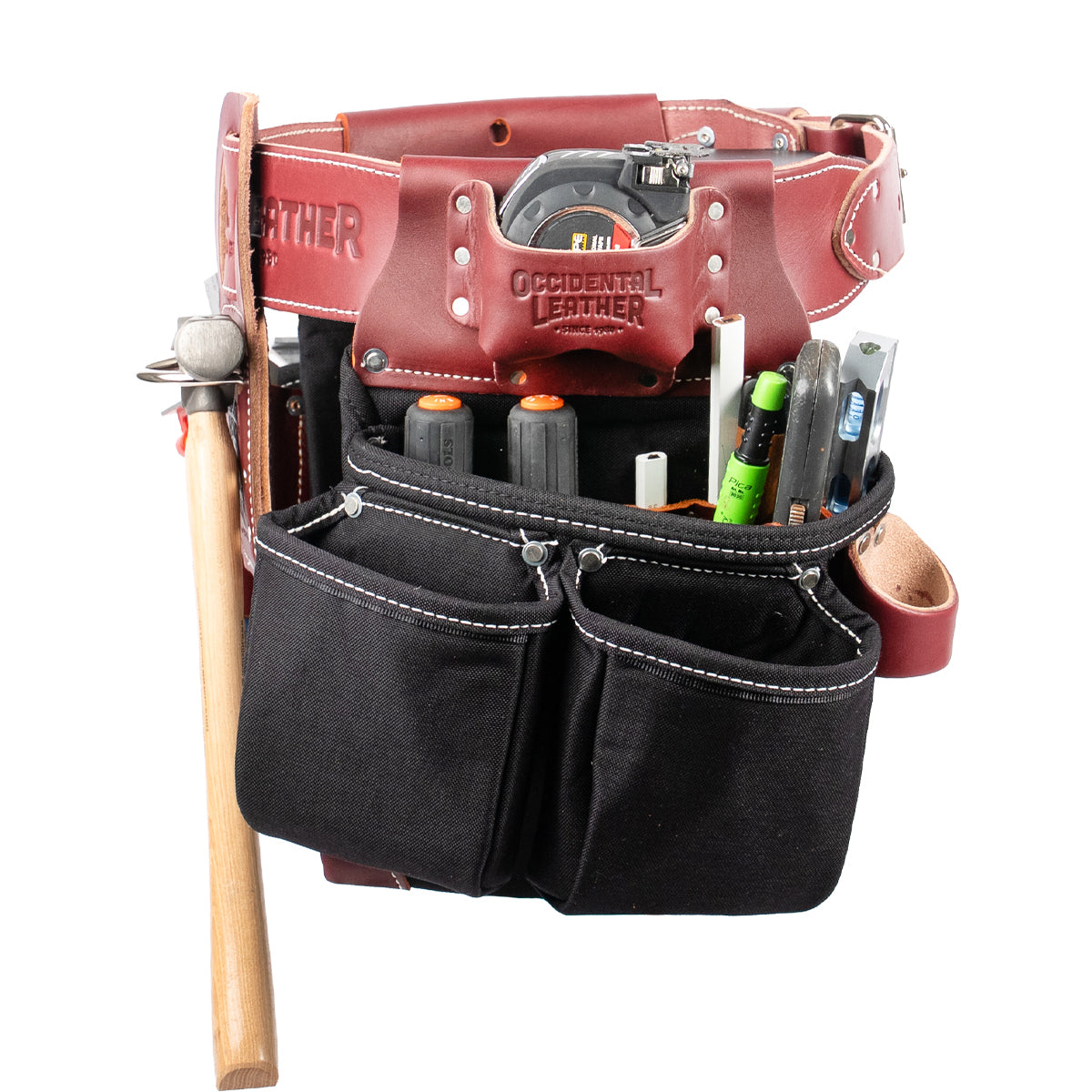 OxyLights™ Framer Tool Belt Package with Double Outer Bag - Black