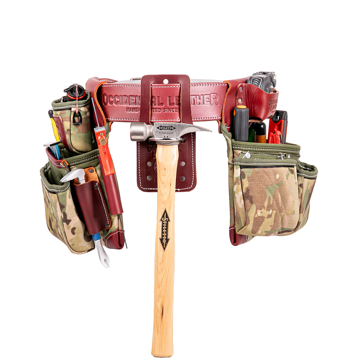 OxyLights™ Framer Tool Belt Set | Multicam® Edition | Made in USA