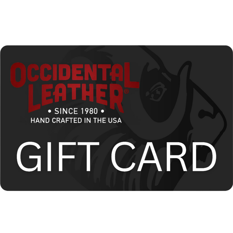 Occidental Leather Gift Card with Black Ox Logo