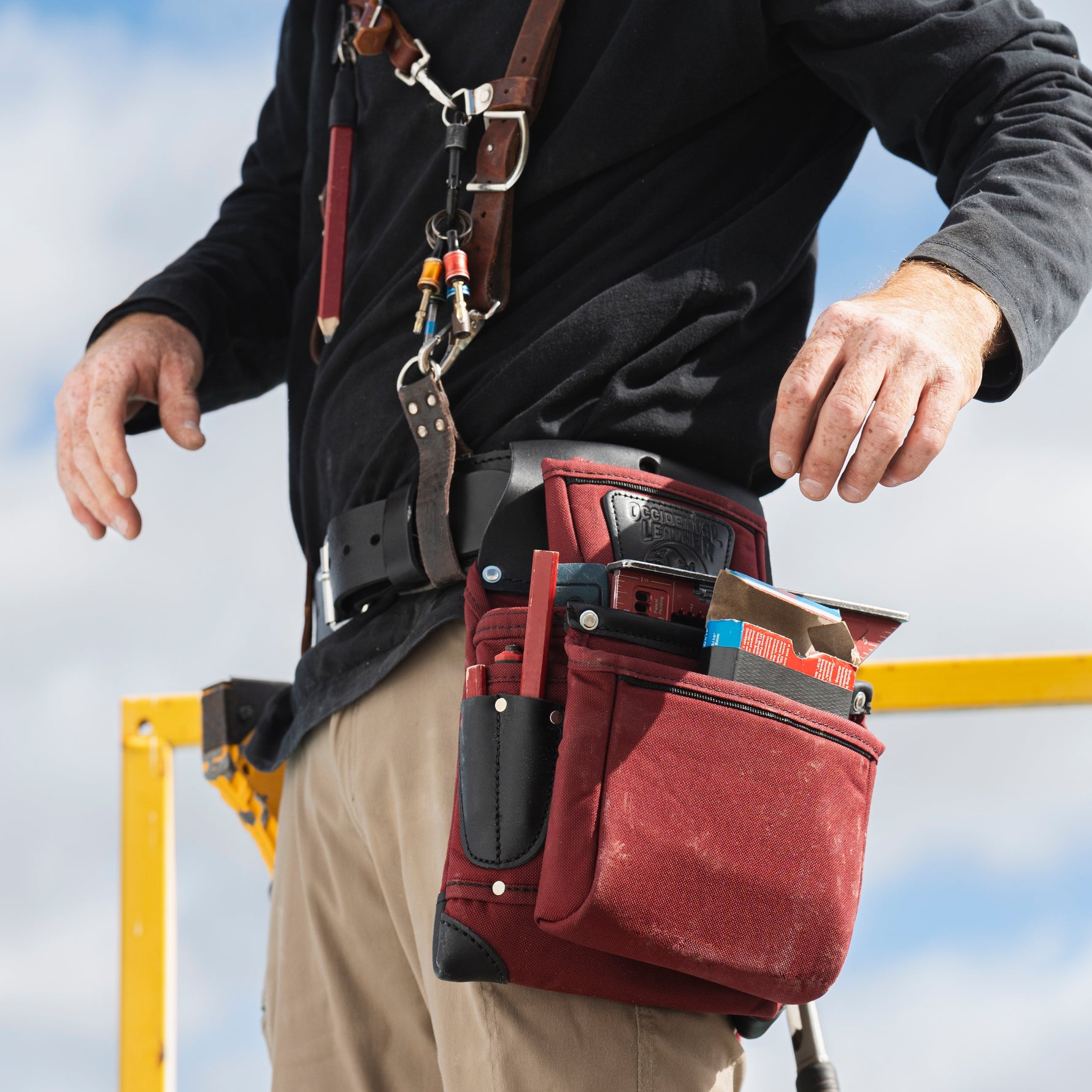 OxyLights™ Framer Tool Belt Set Lightweight Durable Made in