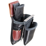 3 Pouch Pro Fastener Bag - Black