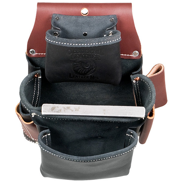 3 Pouch Pro Fastener Bag - Black