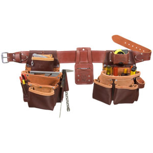 Seven Bag Framer Leather Tool Belt Set