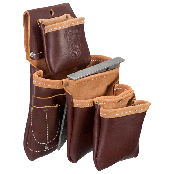 Details about   Occidental Leather 5062 4 Pouch Pro Fastener Bag 