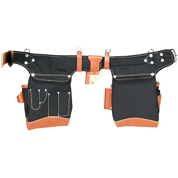 Occidental Leather 9855 Adjust-to-Fit Fat Lip Tool Belt Set Cafe Bundle w  5055 Stronghold Suspension System (2 Pieces) - 1