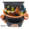 Adjust-to-Fit Fat Lip Tool Bag Set - Black