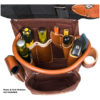 Adjust-to-Fit FatLip Tool Bag Set - Cafe