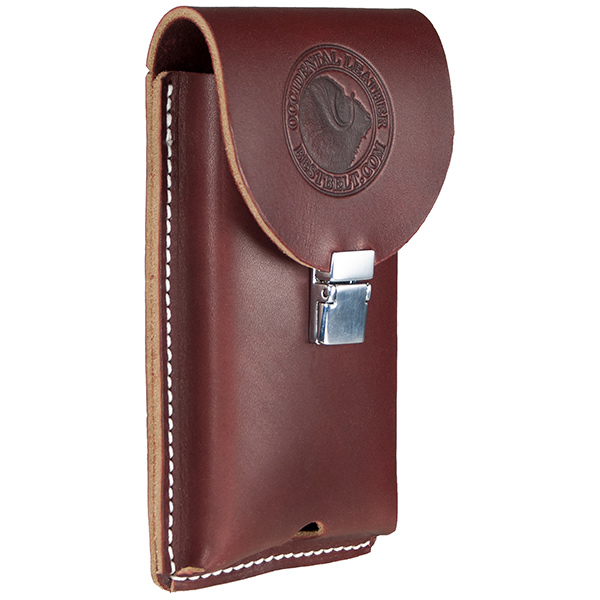 Clip-On Leather Phone Holster - Occidental Leather