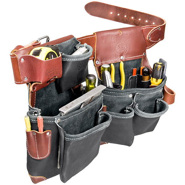 Occidental Leather B5625 XXL Green Building Framer Tool Belt Set, Black, XX-Large - 4