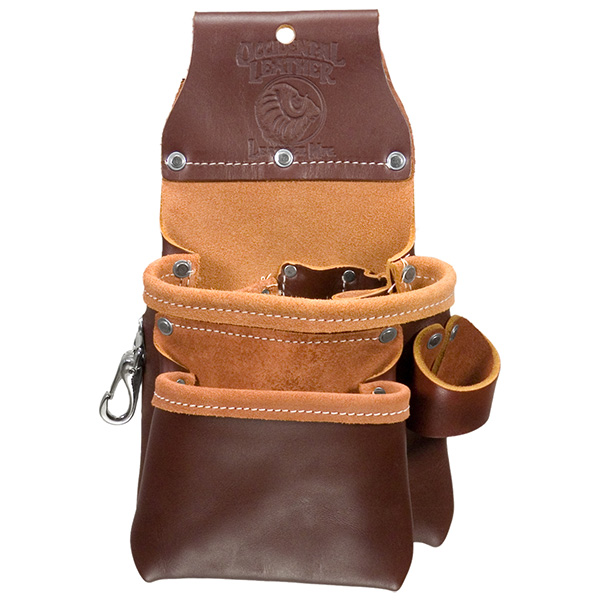 3 Pouch Pro Tool Bag With Tape Holder - Occidental Leather