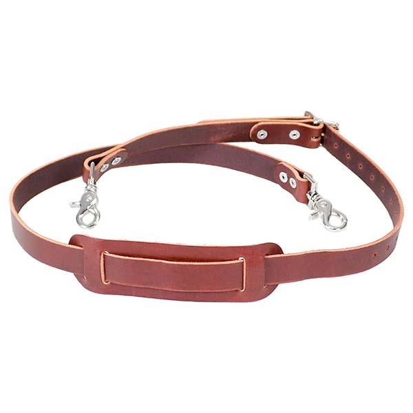 leather shoulder strap