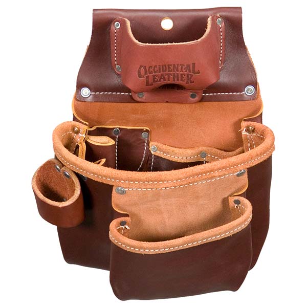 Occidental Leather 5061 2 Pouch Pro Fastener Tool Bag Tape Holster 