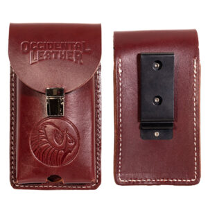 Clip-On Leather Phone Holster - Occidental Leather